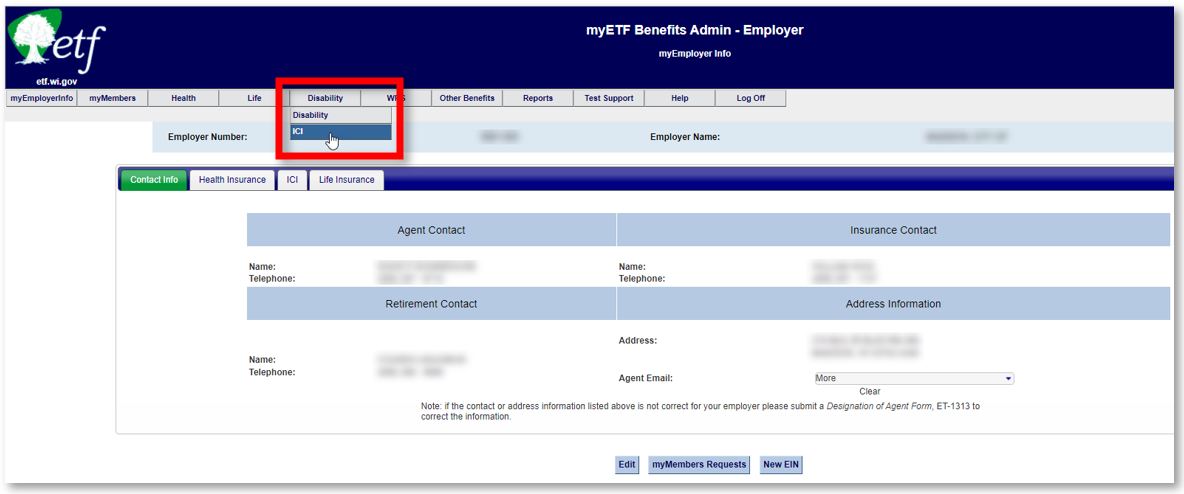 myETF Benefits screenshot of ICI reporting