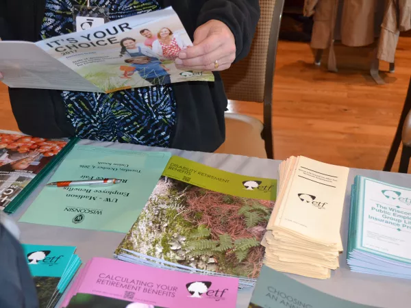 Person holding decision guide