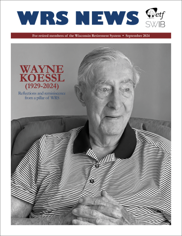 Cover of WRS News September 2024 issue featuring Wayne Koessl