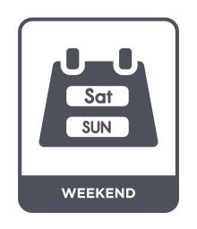 Weekend: Sat and Sun